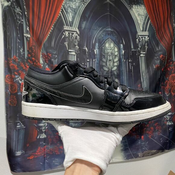 Nike Air Jordan 1 Low "All Star" Men's Size 9 DD1650-001 Carbon Fiber Sneakers - Picture 3 of 6